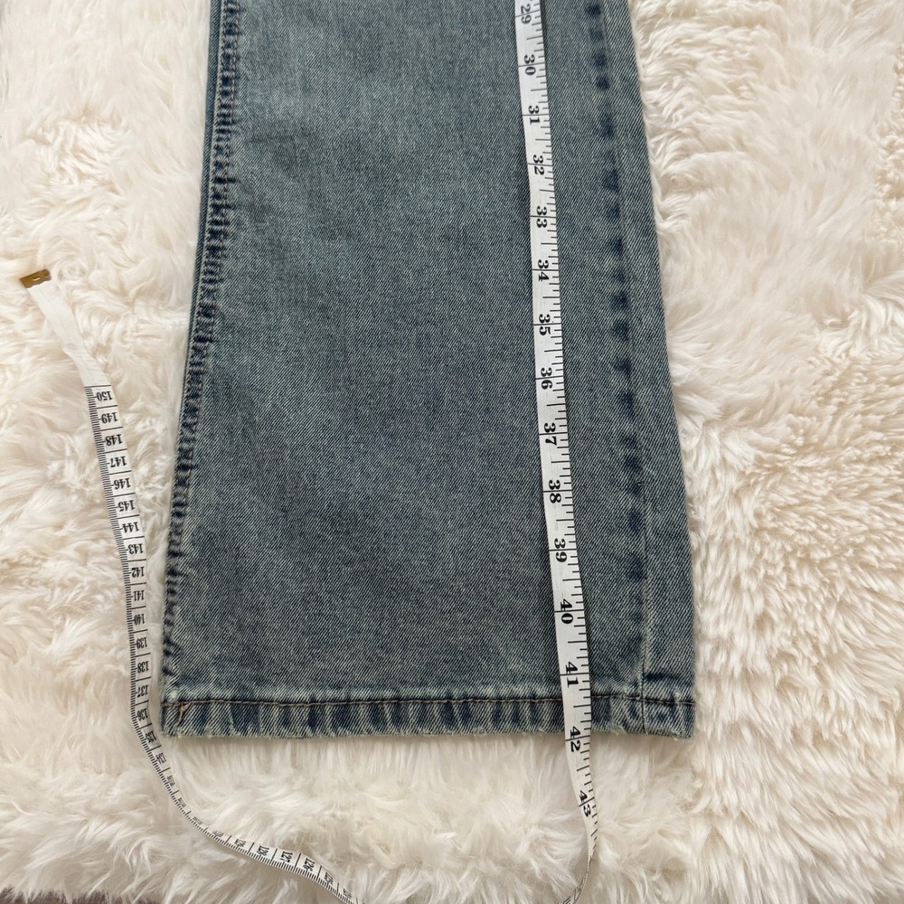 Madden Girl Mid Rise Bootcut Jeans Blue Studded Denim Size 9 NEW - Picture 7 of 10